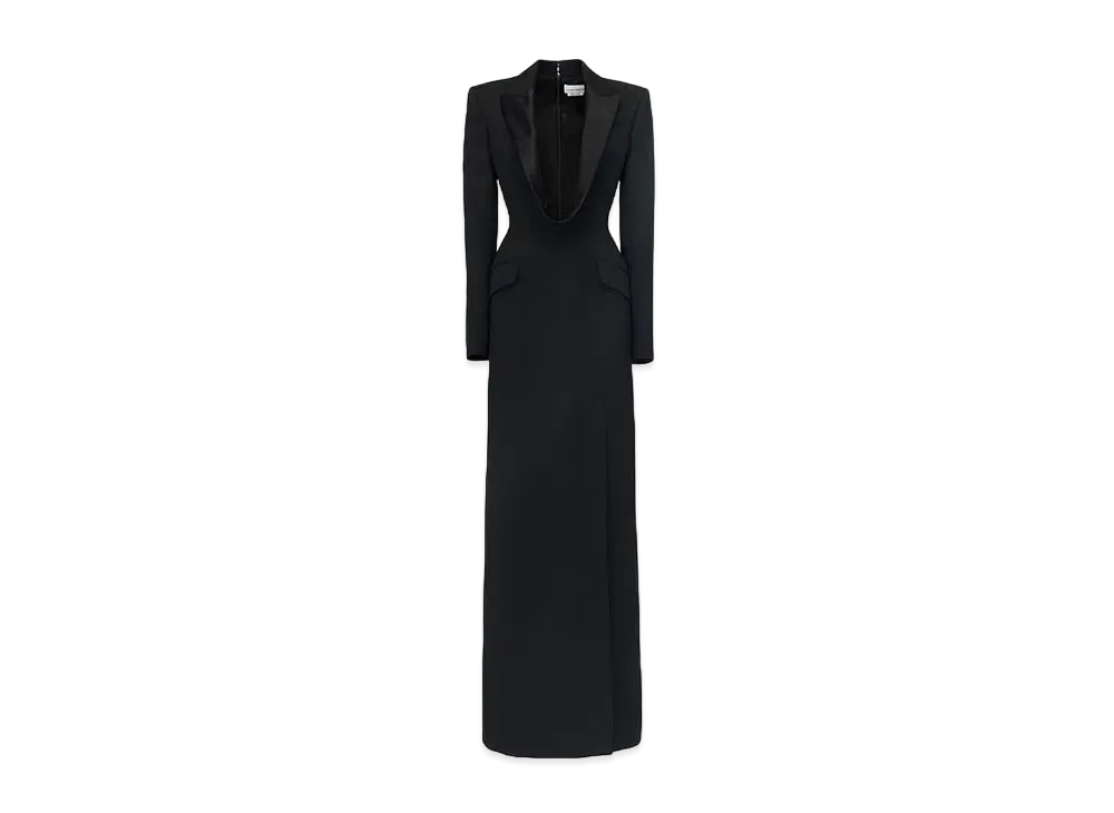 Alexander McQUEEN Long Jacket Dress "Black"