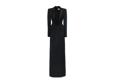 Alexander McQUEEN Long Jacket Dress "Black"