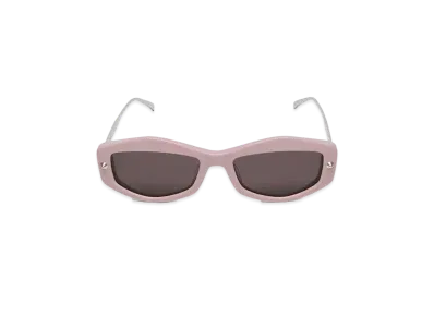 Alexander McQUEEN Spike Studs Geometric Sunglasses "Pink"