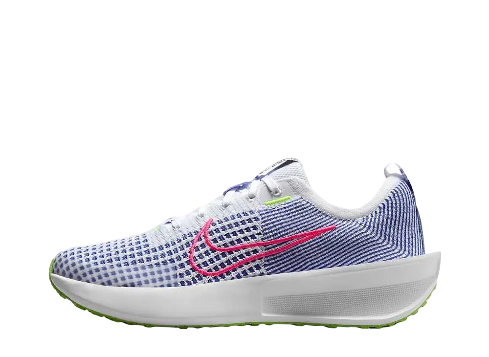 ナイキ ウィメンズ インタラクトラン "ホワイト/アストロノミーブルー/ボルト/ハイパーピンク"