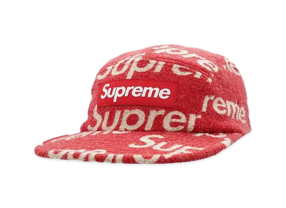 Supreme / Harris Tweed® Camp Cap "Red"