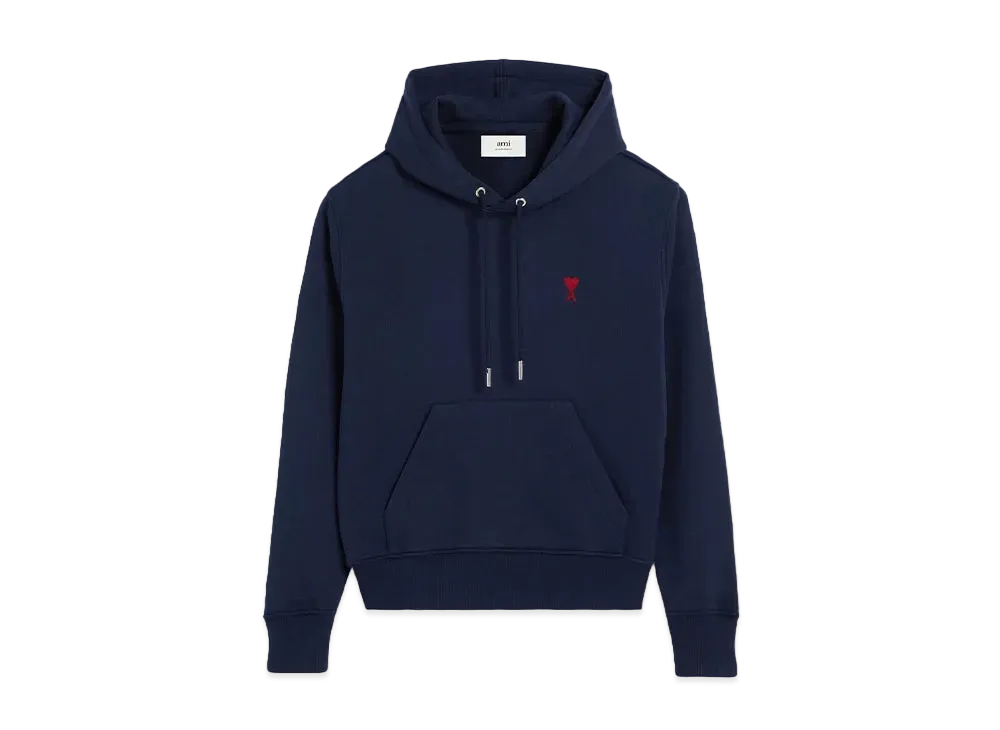 AMI PARIS Ami De Coeur Hoodie "Night Blue"