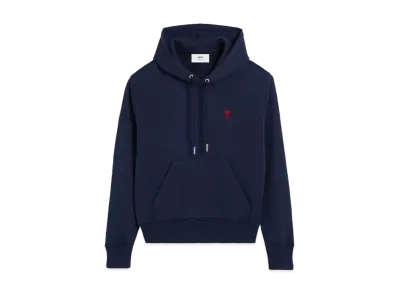 AMI PARIS Ami De Coeur Hoodie "Night Blue"