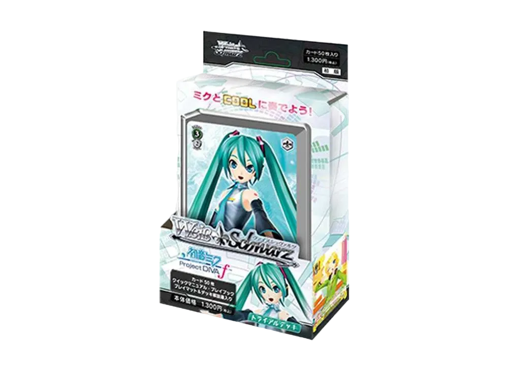 ヴァイスシュヴァルツ トライアルデッキ「初音ミク -Project DIVA- f」