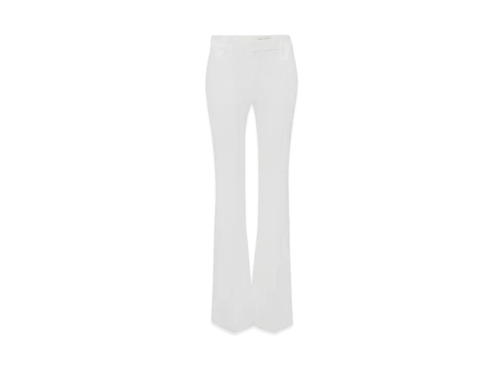 Alexander McQUEEN Narrow Bootcut Pants "Light Ivory"