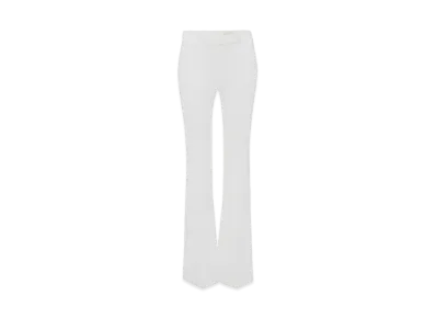 Alexander McQUEEN Narrow Bootcut Pants "Light Ivory"