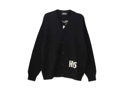 HYSTERIC GLAMOUR Woman Banana Knit Cardigan "Black"