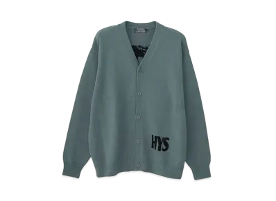 HYSTERIC GLAMOUR Woman Banana Knit Cardigan "Blue"