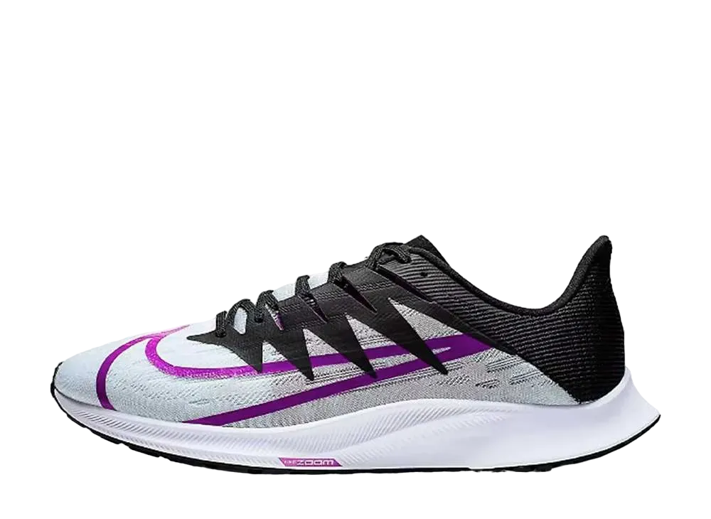 ナイキ エアズーム ライバルフライ "ピュアプラチナム/ハイパーバイオレット"