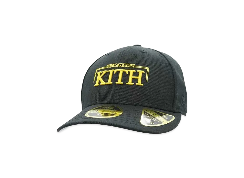 Kith x STAR WARS Logo New Era 59FIFTY Low Profile "Black"