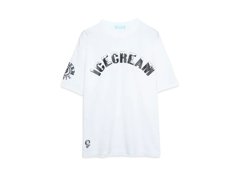 ICECREAM COTTON T-SHIRT SNOW "WHITE"