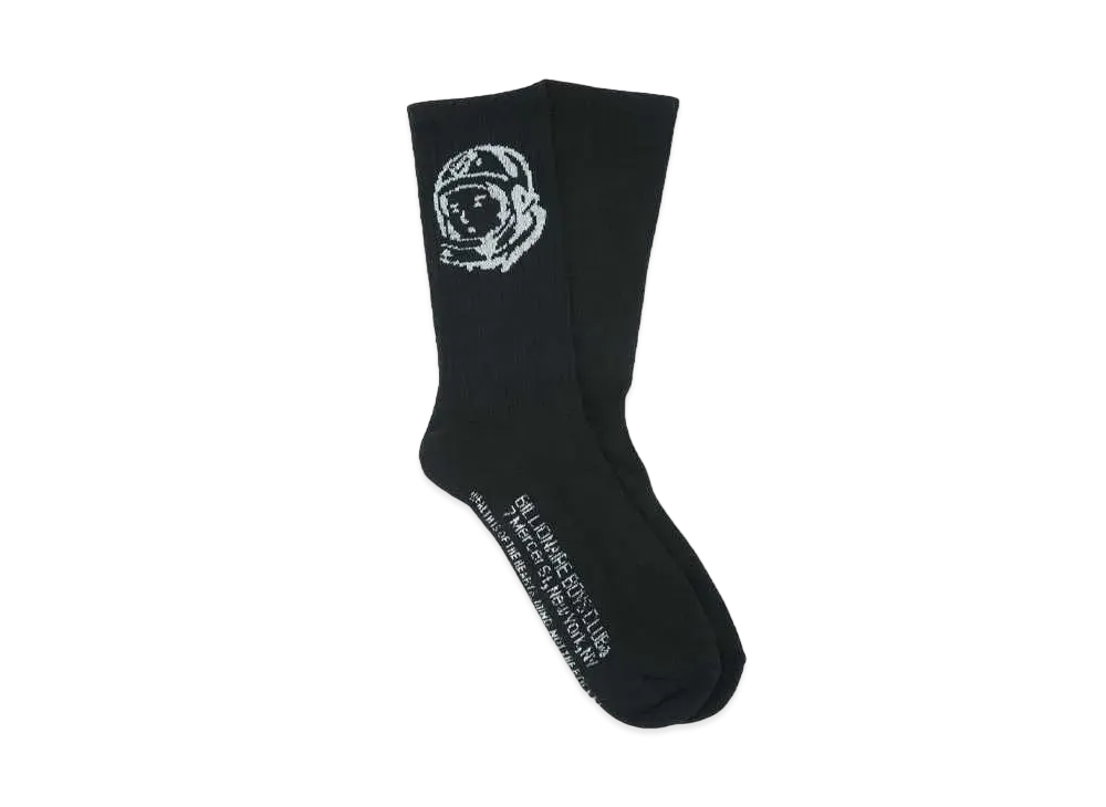 BILLIONAIRE BOYS CLUB BB HELMET JACQUARD SOCKS "BLACK"