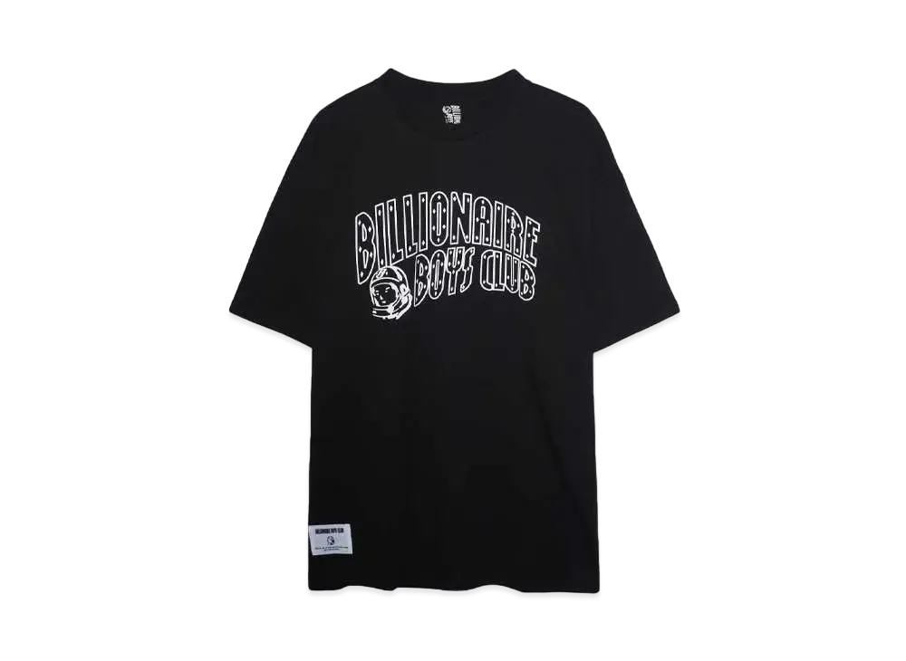 BILLIONAIRE BOYS CLUB COTTON T-SHIRT ARCH LOGO "BLACK"