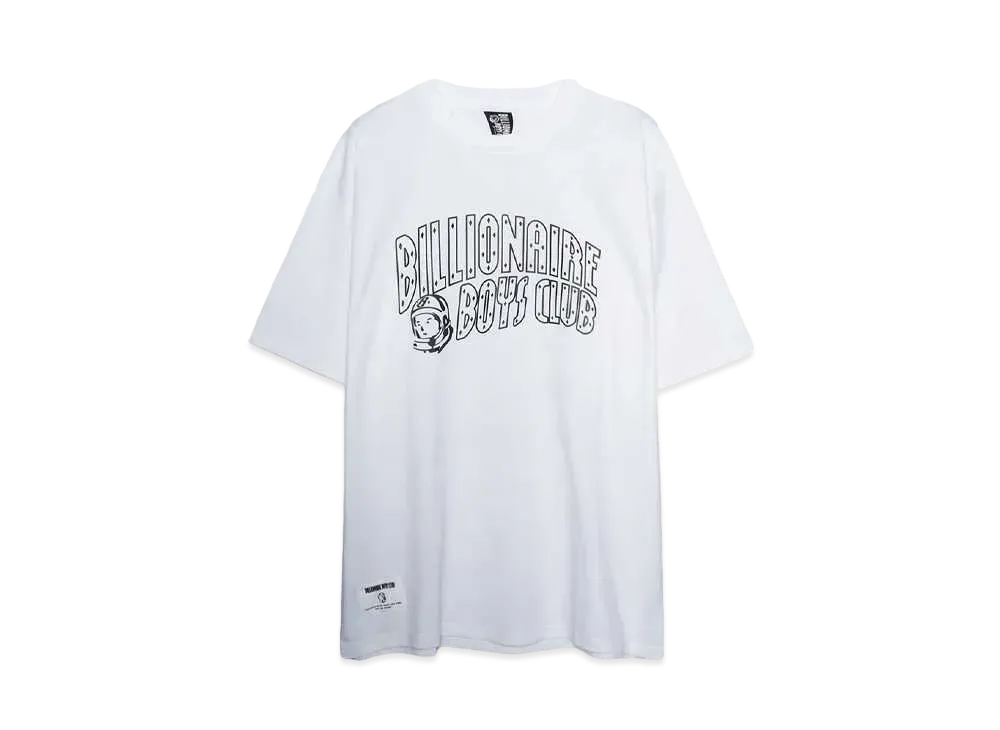BILLIONAIRE BOYS CLUB COTTON T-SHIRT ARCH LOGO "WHITE"