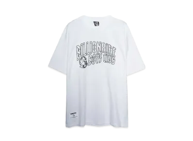 BILLIONAIRE BOYS CLUB COTTON T-SHIRT ARCH LOGO "WHITE"
