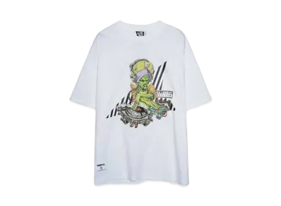 BILLIONAIRE BOYS CLUB COTTON T-SHIRT MUSIC "WHITE"