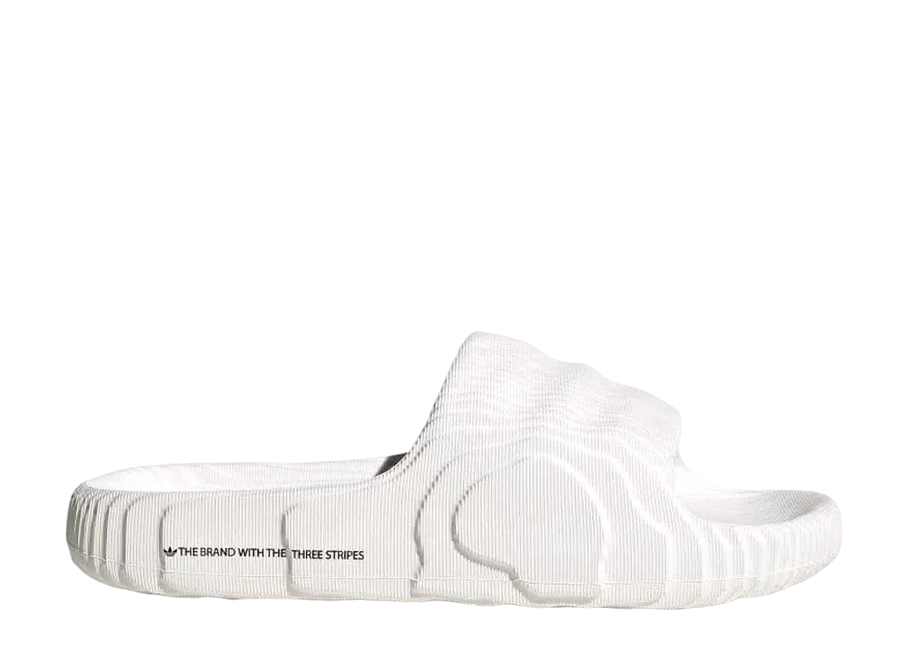 adidas Adilette 22 Slides "Crystal White/Core Black"