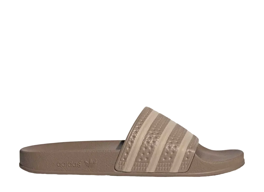 adidas Adilette Slides "Khaki Brown/Trace Khaki"