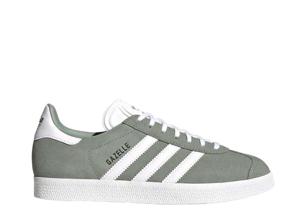 アディダスオリジナルス ウィメンズ ガゼル "シルバーグリーン/フットウェアホワイト/コアブラック"