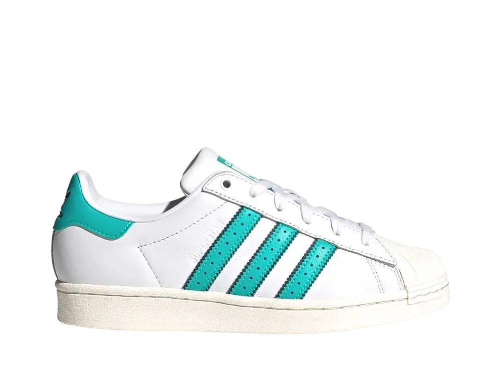adidas Women's Superstar "Cloud White/Mint Rush"