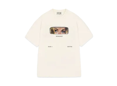 REPRESENT x DUKE + DEXTER Rearview Mirror T-Shirt "Ecru"