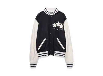 AMIRI STARS VARSITY JACKET "BLACK"
