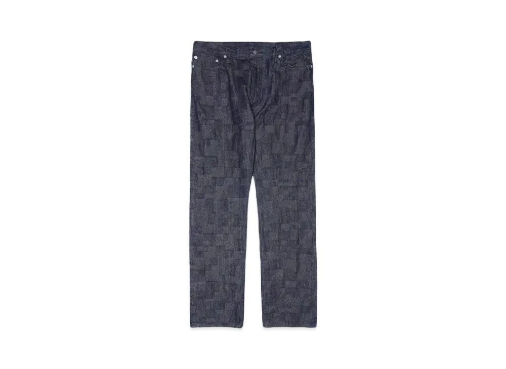 ANREALAGE AZ DENIM PANTS "INDIGO"