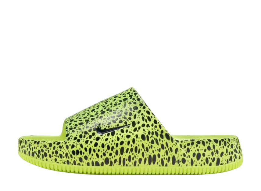 Nike CALM SLIDE PRINT NS 蛍光イエロー ドット 7/25発売|Nike Calm Slide Print NS 4colors|抽選/販売/定価