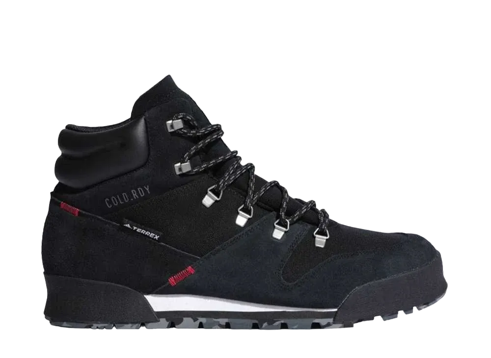 アディダス テレックス スノーピッチ "コアブラック/スカーレット"