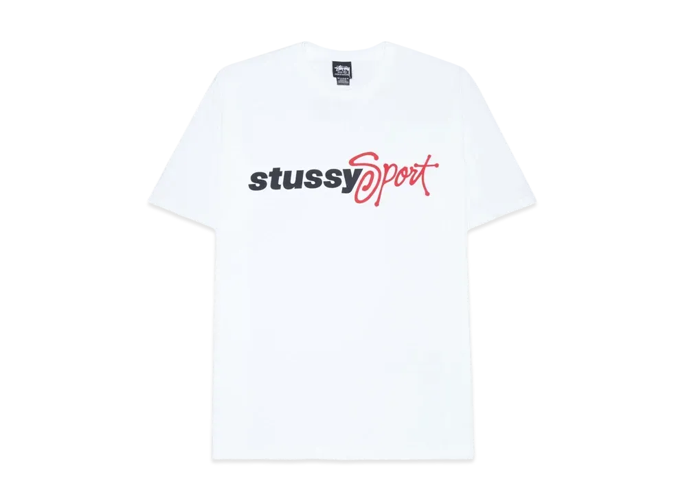 Stussy Sport Script Tee "White"