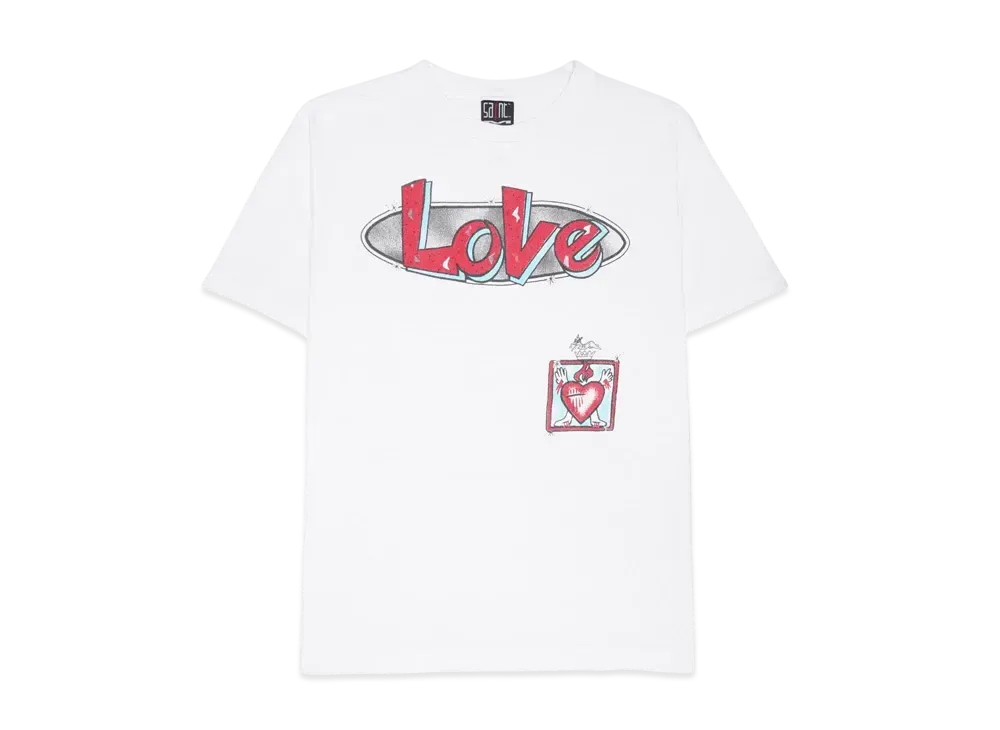 SAINT Mxxxxxx 22SS SS TEE LOVE "White"