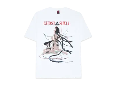 Geeks Rule x GHOST IN THE SHELL 15 Silkscreen Printing T Shirt vol.03 "Motoko" "White"