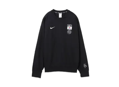 Nike x Futura Korea M NK SOLO DF FLC Crewneck OLYB "Black"