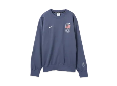 Nike x Futura USA M NK SOLO DF FLC Crewneck OLYB "Blue"