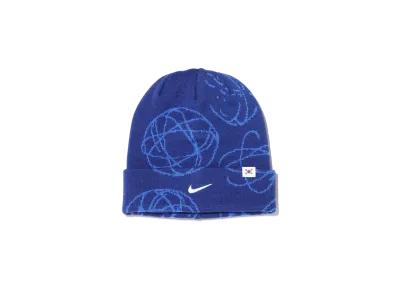 Nike x Futura Korea U NK Peak Beanie PRT OLYB "Blue"