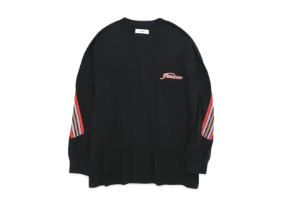 FACETASM RIB LONG SLEEVE TEE "BLACK"