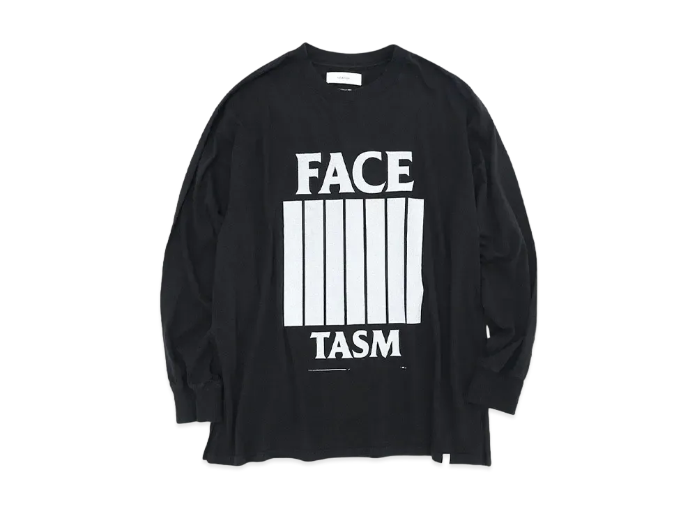 FACETASM 7 BARS LONG SLEEVE TEE "BLACK"