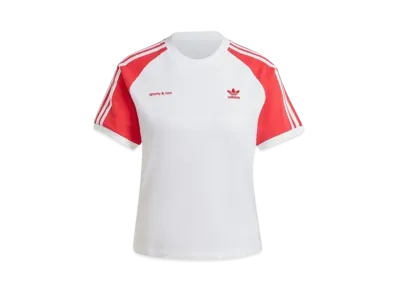 adidas x Sporty & Rich T-Shirt "White/College Red"