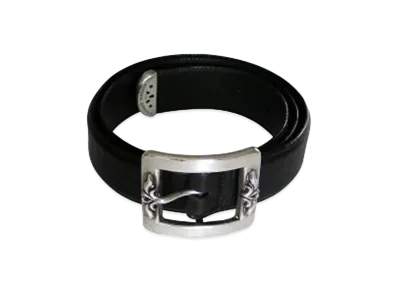 Chrome Hearts BLT 3PC OTJ Leather Belt "Black"