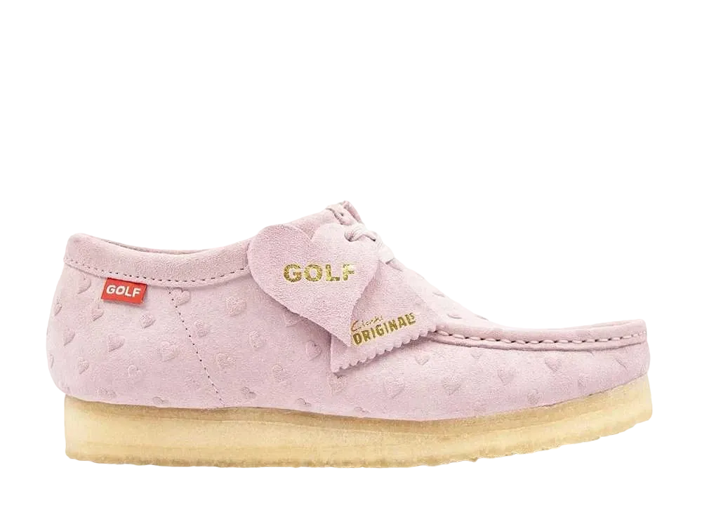 GOLF WANG × Clarks Wallabee "Pink"