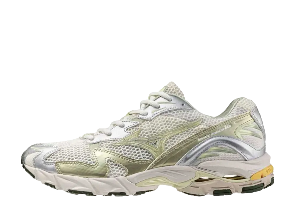 ミズノ ウェーブライダー10 "オフホワイト/ライトグリーン/シルバー"
