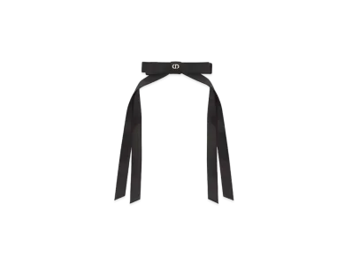 Dior Twist Bow Grosgrain "Black"