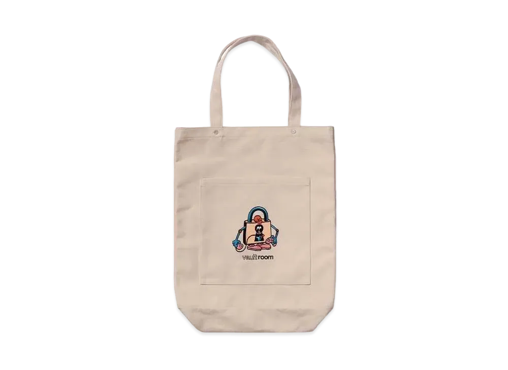 VAULTROOM Canvas Logo Tote Bag "Natural"