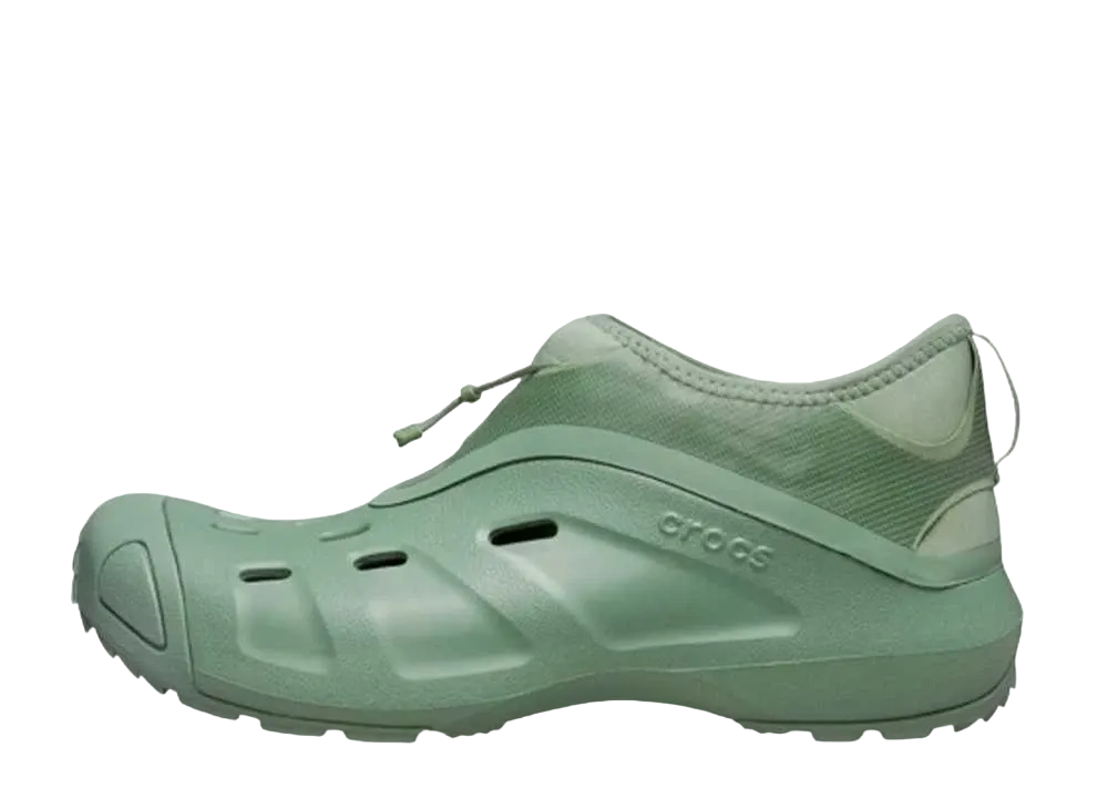 Satisfy x Crocs Quick Trail Low "Moss"