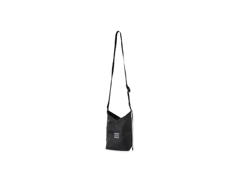 CITY COUNTRY CITY hobo x CITY COUNTRY CITY AZUMA SHOULDER BAG NYLON OXFORD "CHARCOAL"