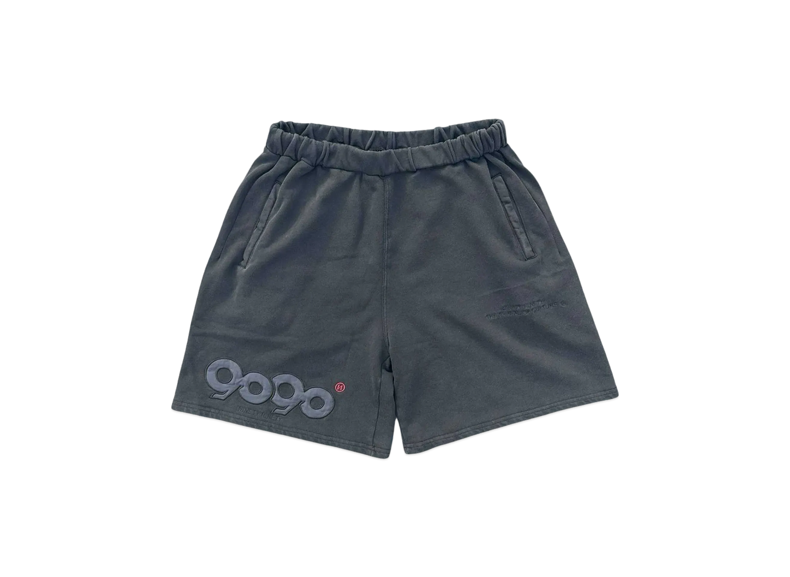 9090 9090 OG Wash Half Pants "WASH BLACK"