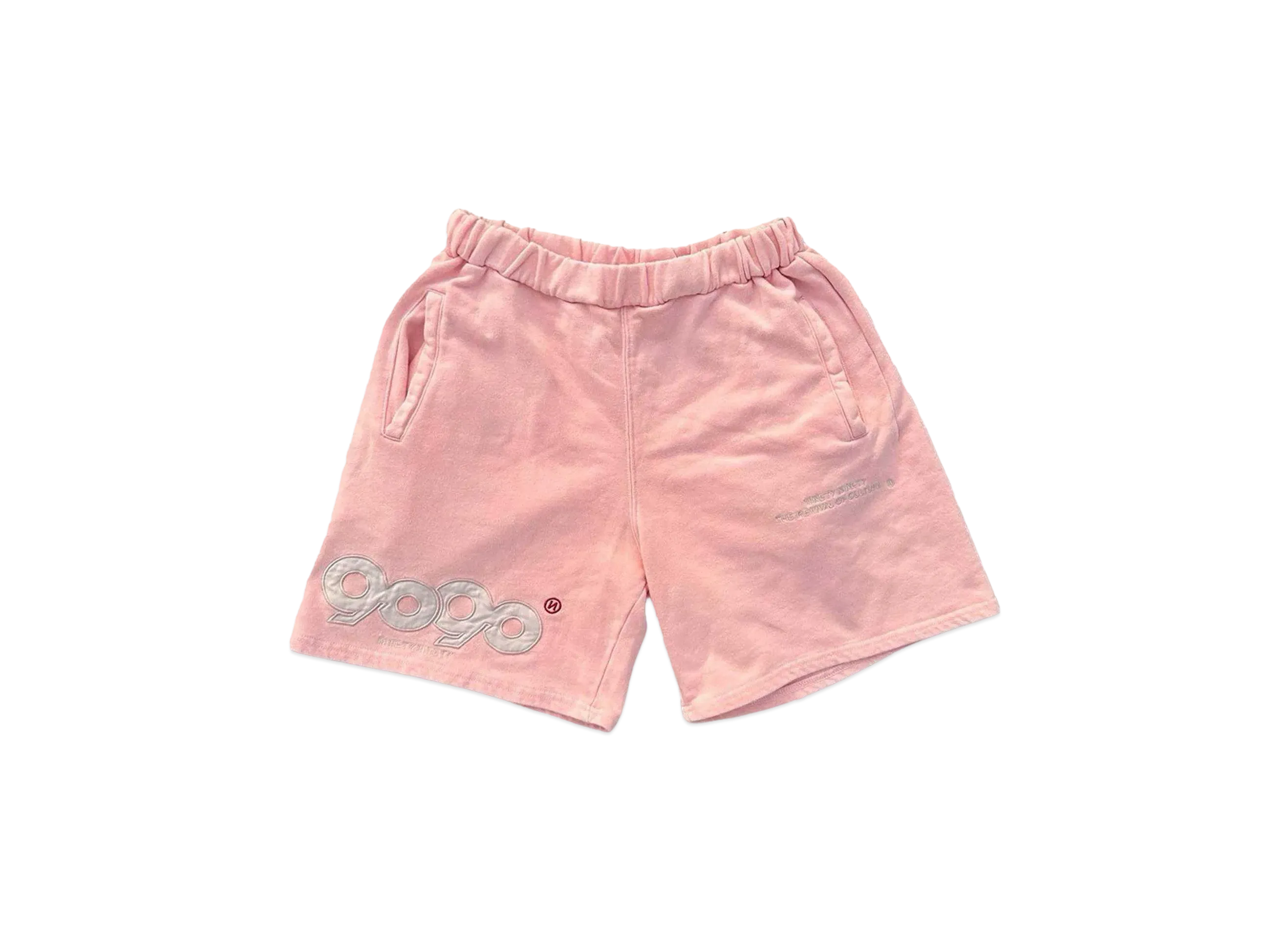9090 9090 OG Wash Half Pants "WASH PINK"