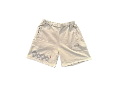 9090 9090 OG Wash Half Pants "WASH IVORY"