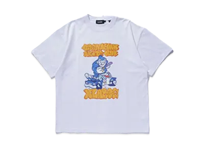 XLARGE x CSC Vandalised Police Car S/S Tee "White"