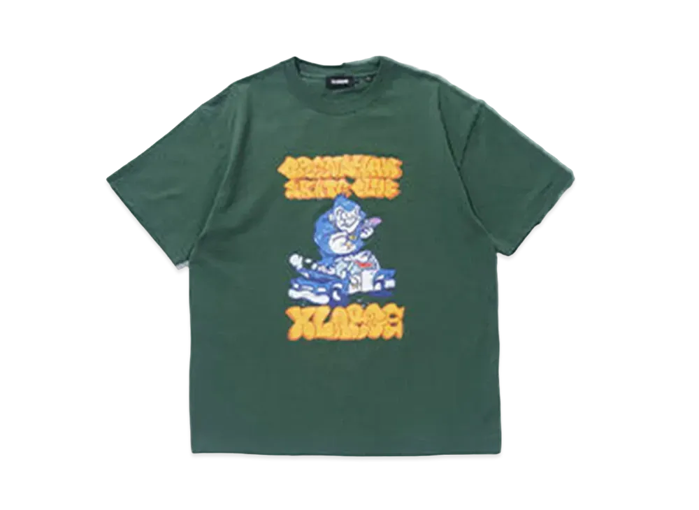 XLARGE x CSC Vandalised Police Car S/S Tee "Green"